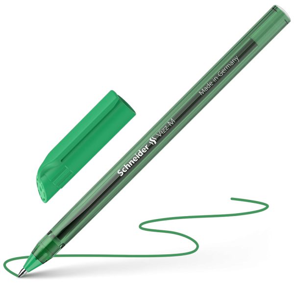 ΣΤΥΛΟ ΔΙΑΡΚΕΙΑΣ ΜΕ ΚΑΠΑΚΙ VIZZ M GREEN ΠΡΑΣΙΝΟ SCHNEIDER
