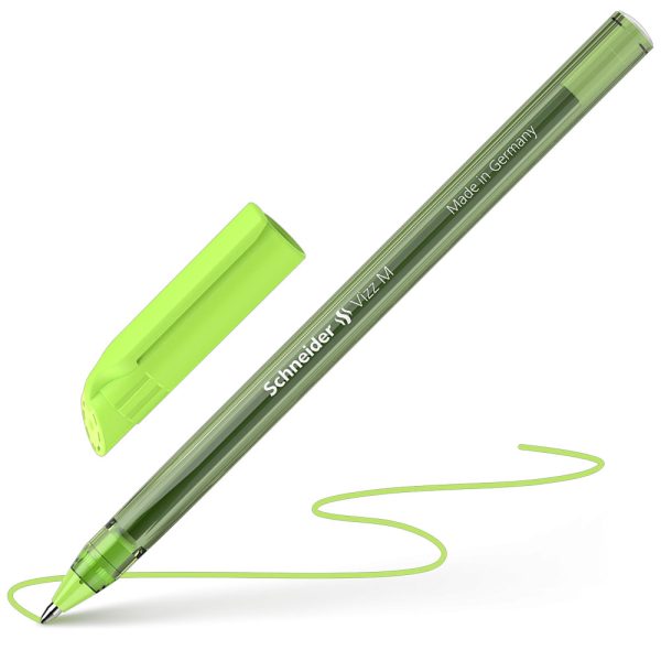 ΣΤΥΛΟ ΔΙΑΡΚΕΙΑΣ ΜΕ ΚΑΠΑΚΙ VIZZ M LIGHT GREEN ΑΝΟΙΧΤΟ ΠΡΑΣΙΝΟ ΛΑΧΑΝΙ SCHNEIDER