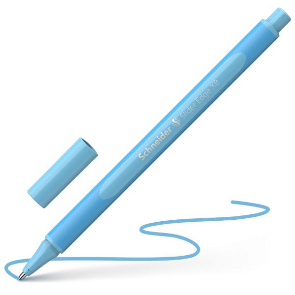 ΣΤΥΛΟ ΔΙΑΡΚΕΙΑΣ SLIDER EDGE PASTEL VISCOGLIDE XB ΓΑΛΑΖΙΟ BABY BLUE SCHNEIDER