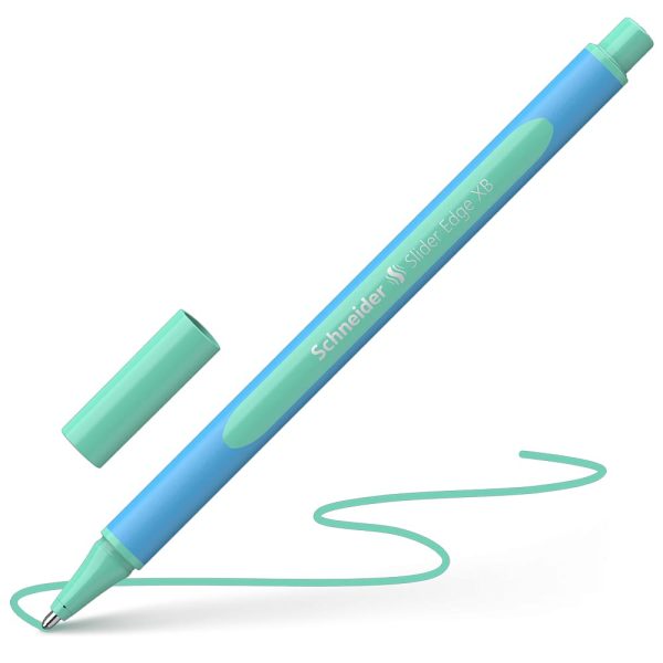 ΣΤΥΛΟ ΔΙΑΡΚΕΙΑΣ SLIDER EDGE PASTEL VISCOGLIDE XB ΜΕΝΤΑ ΠΑΣΤΕΛ MINT SCHNEIDER