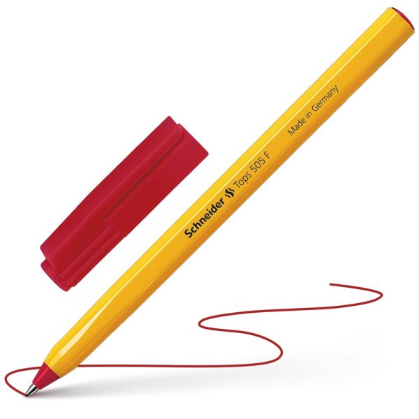 ΣΤΥΛΟ ΔΙΑΡΚΕΙΑΣ TOPS 505 F RED ΚΟΚΚΙΝΟ SCHNEIDER