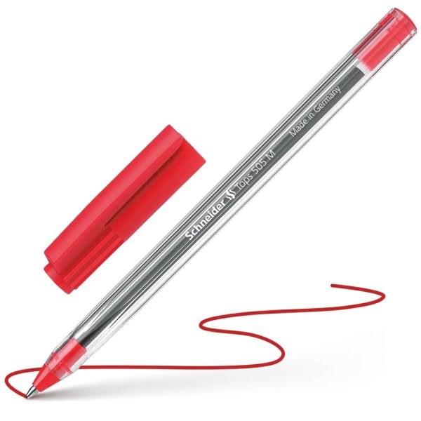 ΣΤΥΛΟ ΔΙΑΡΚΕΙΑΣ TOPS 505 M RED ΚΟΚΚΙΝΟ SCHNEIDER