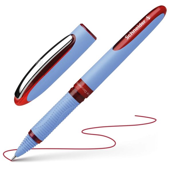 ΣΤΥΛΟ ROLLERBALL ΑΚΙΔΑ ΜΕ ΚΑΠΑΚΙ ONE HYBRID N 05 0.5 MM ΚΟΚΚΙΝΟ RED SCHNEIDER