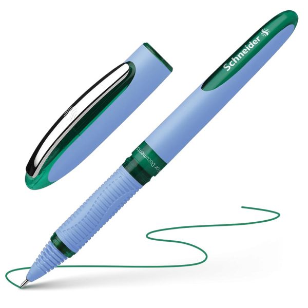 ΣΤΥΛΟ ROLLERBALL ΑΚΙΔΑ ΜΕ ΚΑΠΑΚΙ ONE HYBRID N 05 0.5 MM ΠΡΑΣΙΝΟ GREEN SCHNEIDER