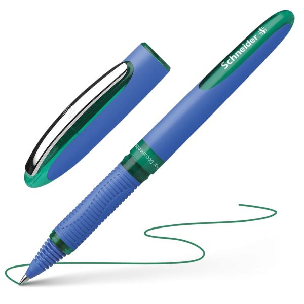 ΣΤΥΛΟ ROLLERBALL ΜΕ ΚΑΠΑΚΙ ONE HYBRID C 05 0.5 MM ΠΡΑΣΙΝΟ GREEN SCHNEIDER