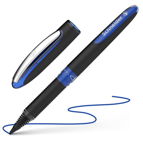 ΣΤΥΛΟ ROLLERBALL ΜΕ ΚΑΠΑΚΙ ONE SIGN PEN 0.8 MM ΜΠΛΕ BLUE SCHNEIDER