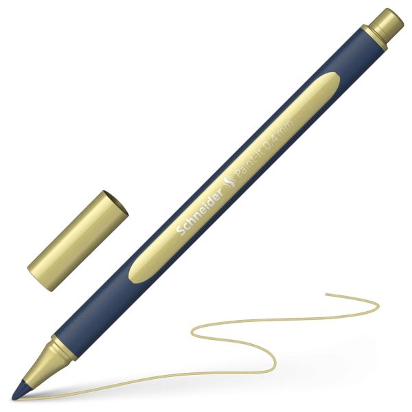 ΣΤΥΛΟ ROLLERBALL ΜΕ ΚΑΠΑΚΙ PAINT-IT 050 METALLIC 0.4 MM GOLD ΧΡΥΣΟ SCHNEIDER