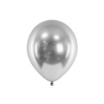 ΜΠΑΛΟΝΙΑ ΛΑΤΕΞ 30cm GLOSSY ΑΣΗΜΙ 10 ΤΕΜΑΧΙΑ (CHB1-018-10) PARTYDECO