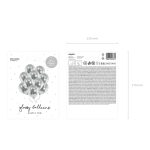 ΜΠΑΛΟΝΙΑ ΛΑΤΕΞ 30cm GLOSSY ΑΣΗΜΙ 10 ΤΕΜΑΧΙΑ (CHB1-018-10) PARTYDECO - Image 3