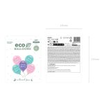 ΜΠΑΛΟΝΙΑ ΛΑΤΕΞ ECO 26cm HAPPY BIRTHDAY ΡΟΖ 5 ΤΕΜΑΧΙΑ (ECO26P-201-081-5) PARTYDECO - Image 2