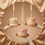CAKE FOUNTAINS ΦΟΝΤΑΝΑ ΤΟΥΡΤΑΣ ΛΕΥΚΗ 25cm (FT3-25-1) PARTYDECO