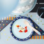 ΧΑΡΤΙΝΑ ΠΙΑΤΑ AIRPLANE ΑΕΡΟΠΛΑΝΟ 18cm (6 ΤΕΜ) PARTYDECO