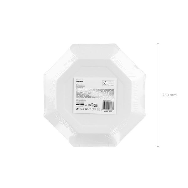 ΧΑΡΤΙΝΑ ΠΙΑΤΑ ΣΑΦΑΡΙ SAFARI MIX 23cm (6 ΤΕΜ) PARTYDECO