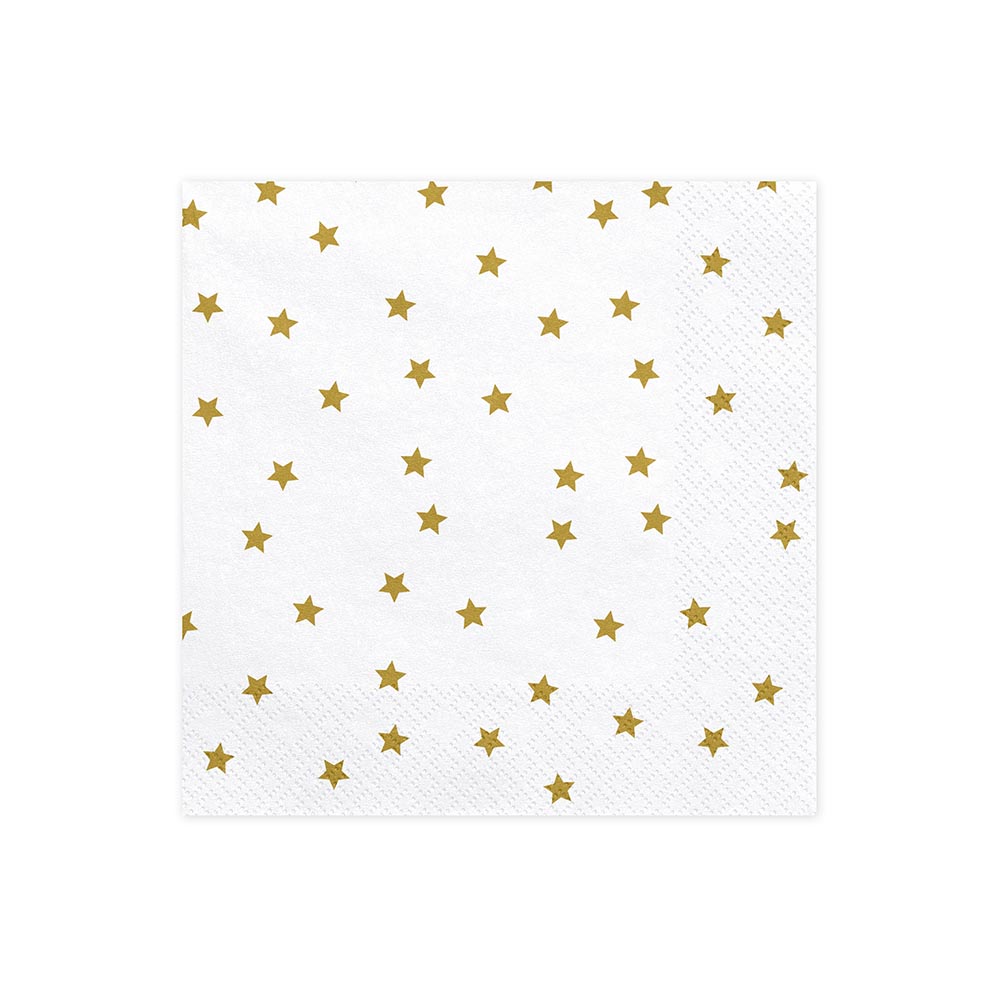 chartines-chartopetsetes-asteria-chrysa-lefkes-33x33cm-20-tem-partydeco_0001_SP33-39-019_01_H ΧΑΡΤΙΝΕΣ ΧΑΡΤΟΠΕΤΣΕΤΕΣ ΑΣΤΕΡΙΑ ΧΡΥΣΑ ΛΕΥΚΕΣ 33x33cm (20 ΤΕΜ) PARTYDECO - Image 1