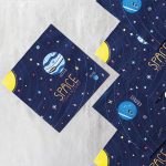 ΧΑΡΤΙΝΕΣ ΧΑΡΤΟΠΕΤΣΕΤΕΣ ΔΙΑΣΤΗΜΑ SPACE PARTY 33x33cm (20 ΤΕΜ) PARTYDECO - Image 5