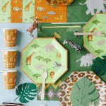 ΧΑΡΤΙΝΕΣ ΧΑΡΤΟΠΕΤΣΕΤΕΣ ΣΑΦΑΡΙ SAFARI MIX 33x33cm (12 ΤΕΜ) PARTYDECO - Image 4