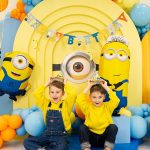 ΧΑΡΤΙΝΟ ΠΑΝΟ ΓΕΝΕΘΛΙΩΝ HAPPY BIRTHDAY MINIONS 50x153cm (GRL130) PARTYDECO - Image 3