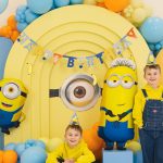 ΧΑΡΤΙΝΟ ΠΑΝΟ ΓΕΝΕΘΛΙΩΝ HAPPY BIRTHDAY MINIONS 50x153cm (GRL130) PARTYDECO - Image 4