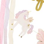 ΧΑΡΤΙΝΟ ΠΑΝΟ ΓΕΝΕΘΛΙΩΝ HAPPY BIRTHDAY UNICORNS 230x17.5cm (GRL120) PARTYDECO