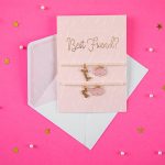 ΚΑΡΤΑ ΕΥΧΕΤΗΡΙΑ ΜΕ ΒΡΑΧΙΟΛΙΑ BEST FRIENDS 10.5x14.8cm (KAB1) PARTYDECO - Image 2