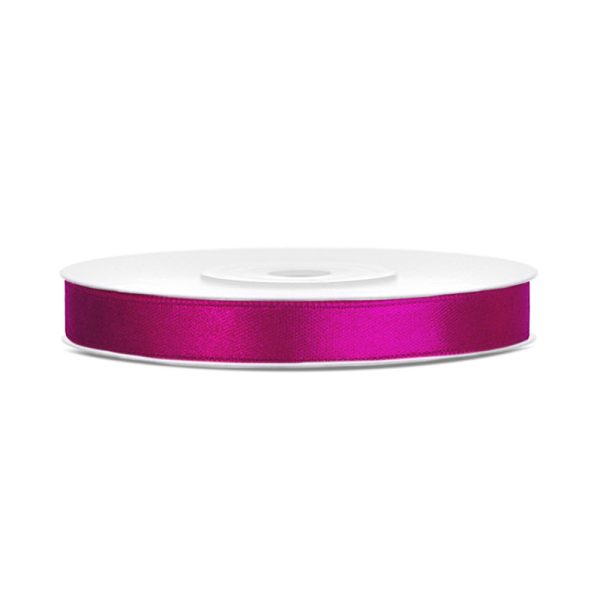 ΚΟΡΔΕΛΑ ΣΑΤΕΝ ΦΟΥΞΙΑ FUCHSIA 6MM X 25M (TS6-080) PARTYDECO