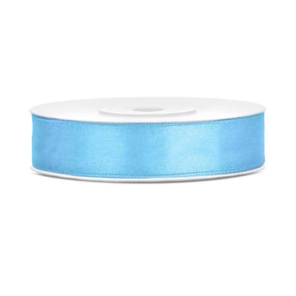 ΚΟΡΔΕΛΑ ΣΑΤΕΝ ΓΑΛΑΖΙΟ SKY BLUE 12MM X 25M (TS12-011) PARTYDECO