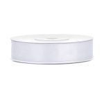 ΚΟΡΔΕΛΑ ΣΑΤΕΝ ΛΕΥΚΗ WHITE 12MM X 25M (TS12-008) PARTYDECO