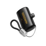 POWER BANK 10000mAh PD 22.5W WK WP-113 ΜΑΥΡΟ ΜΕ ΚΑΛΩΔΙΟ USB-C/LIGHTNING WEKOME