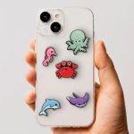 ΑΥΤΟΚΟΛΛΗΤΑ 3D STICKERS ΣΕΤ 5 ΤΕΜΑΧΙΩΝ ΣΧΕΔΙΑ ΑΝΑΓΛΥΦΑ OCEAN TFO - Image 3