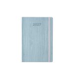 ΗΜΕΡΟΛΟΓΙΟ ΗΜΕΡΗΣΙΟ WOODY ΗΜΙΕΥΚΑΜΠΤΟ ΔΕΡΜΑΤΙΝΗ ΜΕ ΛΑΣΤΙΧΟ 14cm x 21cm 2027 LINARDATOS
