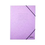 ΝΤΟΣΙΕ ΠΡΕΣΠΑΝ Α4 ΜΕ ΠΤΕΡΥΓΙΑ ΚΑΙ ΛΑΣΤΙΧΟ 25X35CM ΛΙΛΑ ΠΑΣΤΕΛ PREMIUM AnG PAPER