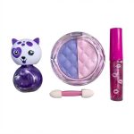ΠΑΙΔΙΚΟ ΣΕΤ ΜΑΚΙΓΙΑΖ 5 ΤΕΜΑΧΙΩΝ GLAMMY GLOSS ΜΕ ΒΕΡΝΙΚΙ ΖΩΑΚΙ ΚΑΙ ΣΚΙΕΣ DIAKAKIS - Image 2