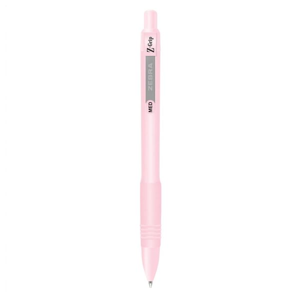 ΣΤΥΛΟ Z-GRIP MED 1.0MM BESPOKE PASTEL PINK ΠΑΣΤΕΛ ΡΟΖ ZEBRA