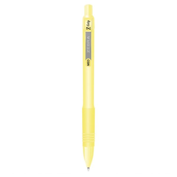 ΣΤΥΛΟ Z-GRIP MED 1.0MM BESPOKE PASTEL YELLOW ΠΑΣΤΕΛ ΚΙΤΡΙΝΟ ZEBRA