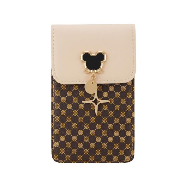 ΤΣΑΝΤΑΚΙ ΘΗΚΗ ΚΙΝΗΤΟΥ PHONE BAG MOUSE BEIGE ΜΠΕΖ 19X12X2CM TFO