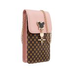 ΤΣΑΝΤΑΚΙ ΘΗΚΗ ΚΙΝΗΤΟΥ PHONE BAG MOUSE PINK ΡΟΖ 19X12X2CM TFO