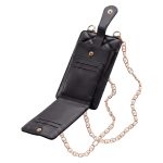 ΤΣΑΝΤΑΚΙ ΘΗΚΗ ΚΙΝΗΤΟΥ QUILTED PHONE BAG BLACK ΜΑΥΡΟ 19X10.5X2CM TFO