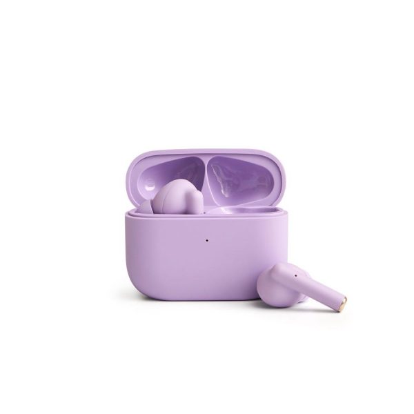 WIRELESS EARPHONES - BLUETOOTH TWS ΜΕ EMBEDDED MIC & CHARGING CASE - LAVENDER CTWS-09 COLORUM