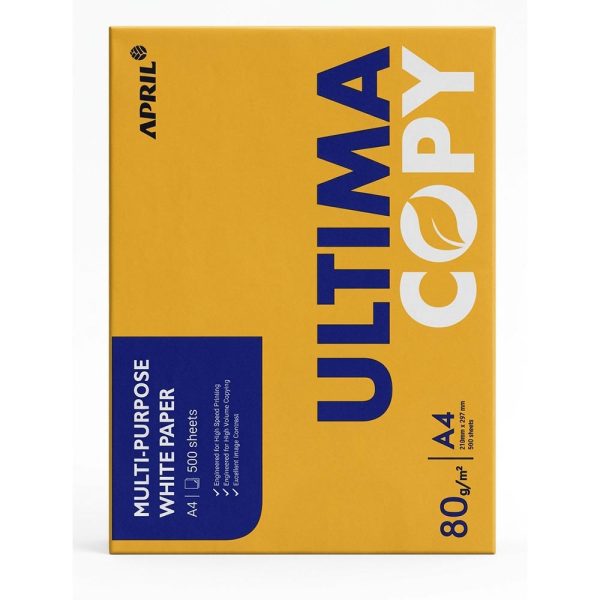 ΧΑΡΤΙ ΞΗΡΟΓΡΑΦΙΚΟ Α4 80GR 500ΣΕΛ ULTIMA COPY APRIL