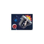 ΧΑΡΤΙΝΑ ΠΙΑΤΑ ΠΑΡΤΥ ΔΙΑΣΤΗΜΑ ΠΥΡΑΥΛΟΣ SPACE ROCKET 22.5X21.5 ΕΚ 6 ΤΜΧ TPP40 PARTYDECO - Image 3