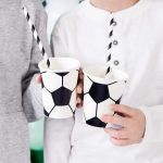 ΧΑΡΤΙΝΑ ΠΟΤΗΡΙΑ ΠΑΡΤΥ ΜΠΑΛΑ ΠΟΔΟΣΦΑΙΡΟΥ FOOTBALL 220 ML 6 ΤΜΧ KPK12 PARTYDECO