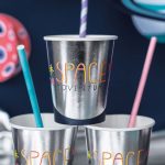 ΧΑΡΤΙΝΑ ΠΟΤΗΡΙΑ ΠΑΡΤΥ ΔΙΑΣΤΗΜΑ SPACE PARTY 200 ML 6 ΤΜΧ KPK13 PARTYDECO - Image 4