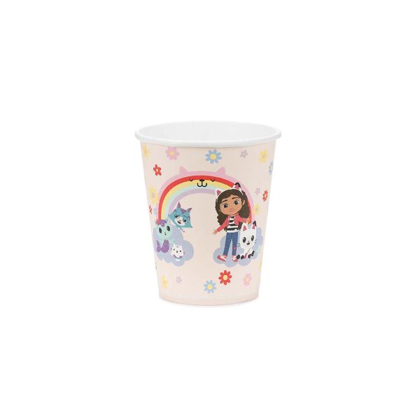 ΧΑΡΤΙΝΑ ΠΟΤΗΡΙΑ ΠΑΡΤΥ ΓΚΑΜΠΙ GABBY'S DOLLHOUSE 250 ML 6 ΤΜΧ KPK20 PARTYDECO