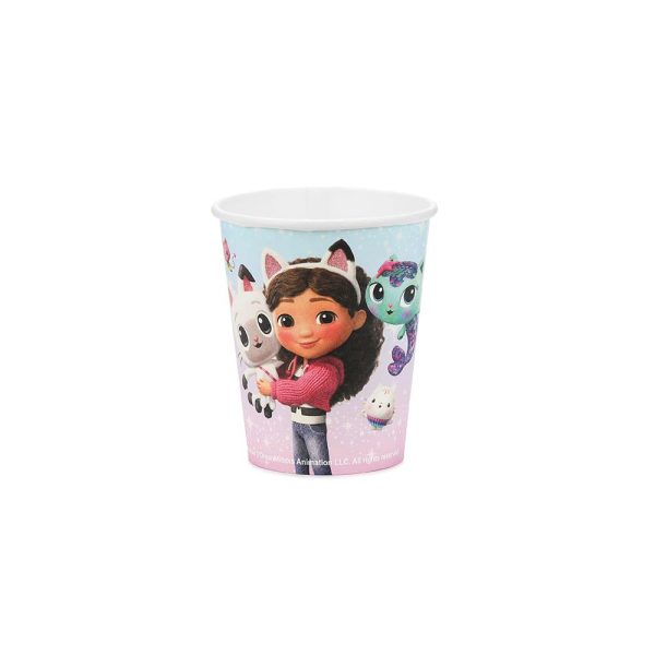ΧΑΡΤΙΝΑ ΠΟΤΗΡΙΑ ΠΑΡΤΥ ΓΚΑΜΠΙ GABBY'S DOLLHOUSE 250 ML 6 ΤΜΧ KPP14 PARTYDECO