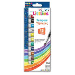 ΤΕΜΠΕΡΕΣ 12ML ΣΕΤ 12 ΧΡΩΜΑΤΑ WASHABLE 000646031 DIAKAKIS THE LITTLIES